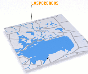 3d view of Los Porongos