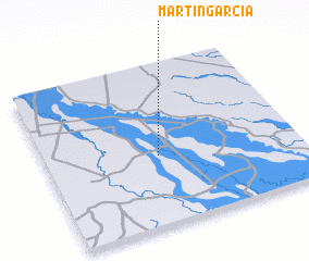 3d view of Martín García