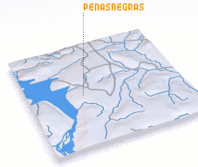 3d view of Peñas Negras