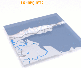 3d view of La Horqueta