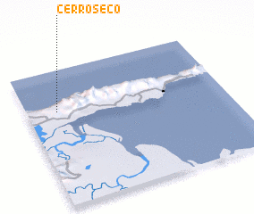 3d view of Cerro Seco