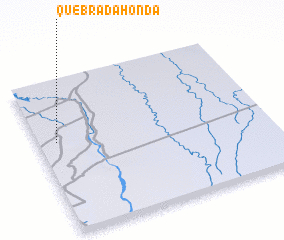 3d view of Quebrada Honda