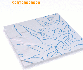 3d view of Santa Bárbara