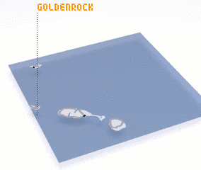 3d view of Golden Rock