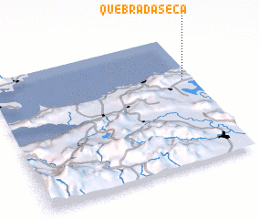 3d view of Quebrada Seca