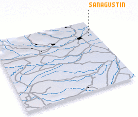 3d view of San Agustín