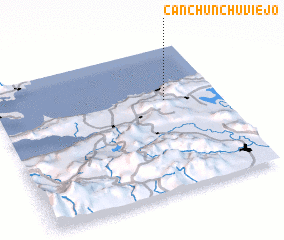 3d view of Canchunchu Viejo