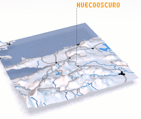 3d view of Hueco Oscuro