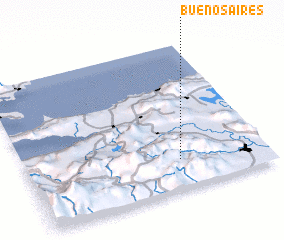 3d view of Buenos Aires