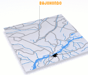 3d view of Bajo Hondo