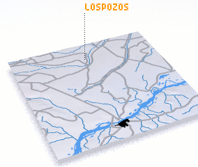 3d view of Los Pozos