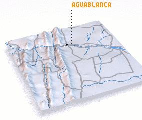 3d view of Agua Blanca