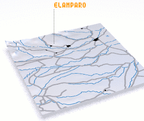 3d view of El Amparo