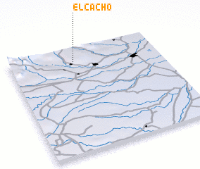 3d view of El Cacho