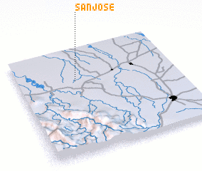 3d view of San José