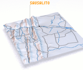 3d view of Sausalito