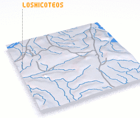 3d view of Los Hicoteos