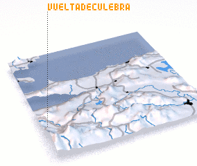 3d view of Vuelta de Culebra