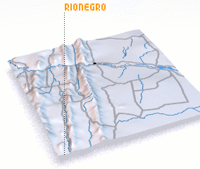3d view of Río Negro