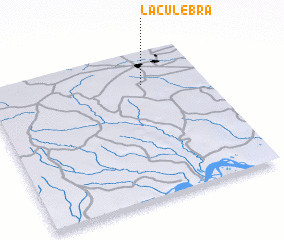 3d view of La Culebra