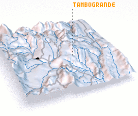 3d view of Tambo Grande