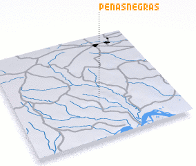 3d view of Peñas Negras