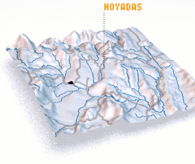 3d view of Hoyadas