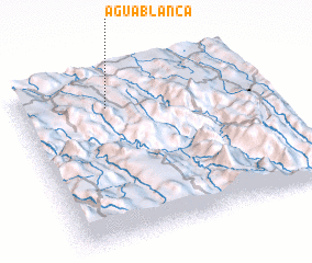 3d view of Agua Blanca