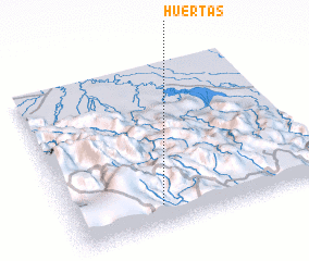 3d view of Huertas