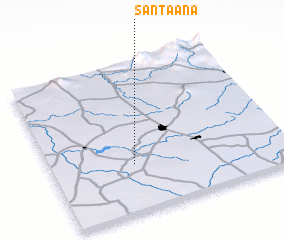 3d view of Santa Ana