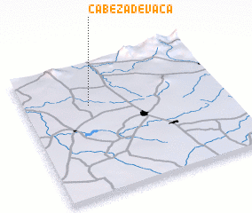 3d view of Cabeza de Vaca