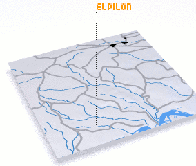 3d view of El Pilón