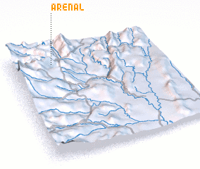 3d view of Arenal