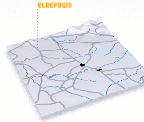 3d view of El Refugio