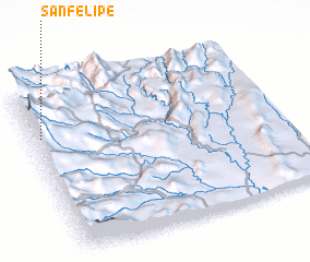 3d view of San Felipe