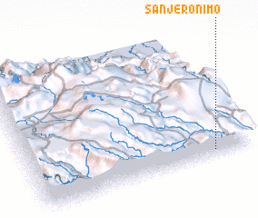 3d view of San Jerónimo