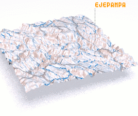 3d view of Eje Pampa