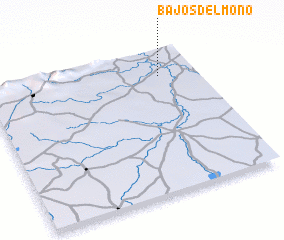 3d view of Bajos del Mono