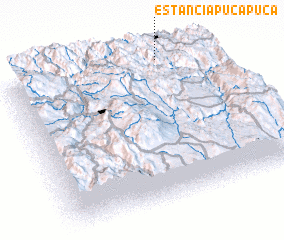 3d view of Estancia Puca Puca