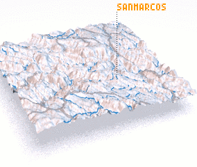 3d view of San Marcos