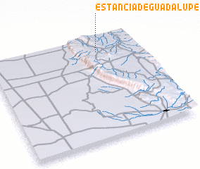 3d view of Estancia de Guadalupe