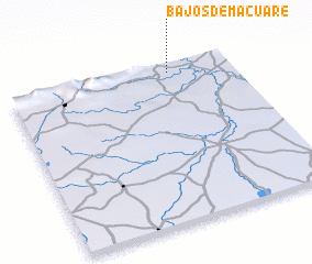 3d view of Bajos de Macuare