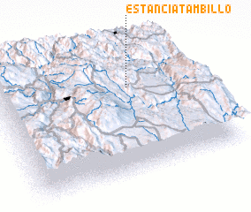 3d view of Estancia Tambillo