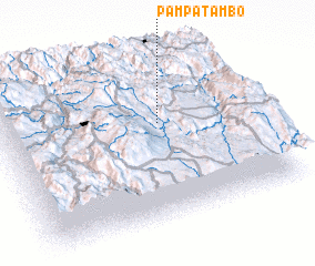 3d view of Pampa Tambo