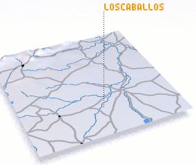 3d view of Los Caballos