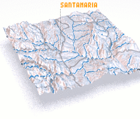 3d view of Santa María