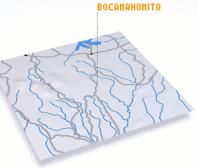 3d view of Boca Mahomito