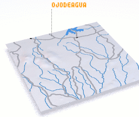 3d view of Ojo de Agua