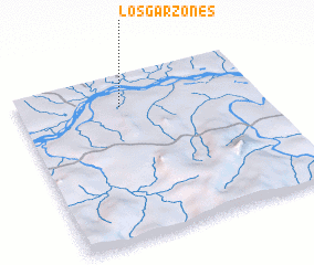 3d view of Los Garzones