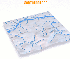 3d view of Santa Bárbara